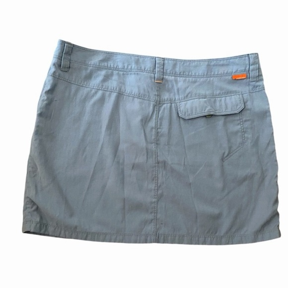 Icebreaker Destiny Wool Cotton Blend Gray Mini Skirt - Picture 2 of 9